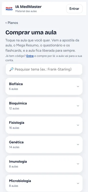 Compra de uma aula avulsa